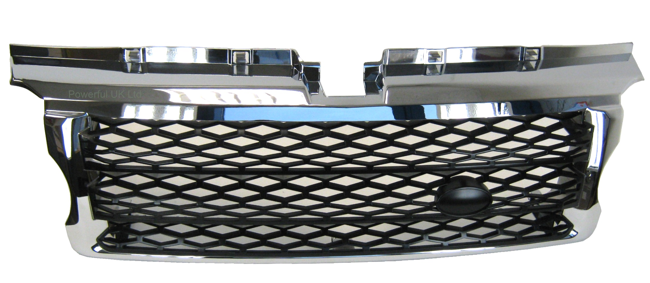 Chrome+Black 2010 style front grille for Range Rover SPORT 059 supercharged HST eBay